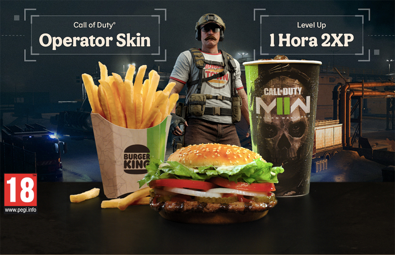 Burger King lanza sus nuevos menús Call Of Duty Modern Warfare