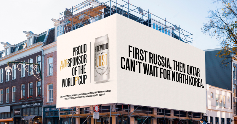 BrewDog no patrocina el Mundial de Qatar, pero sí aprovecha su tirón