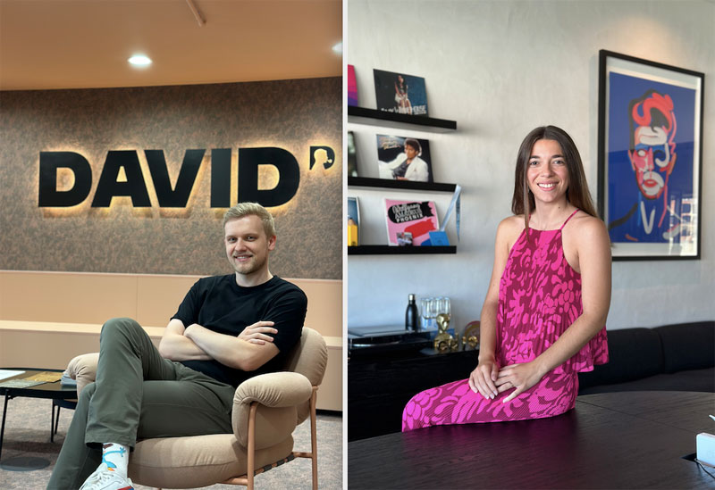 Dos promociones internas en el departamento de cuentas de DAVID