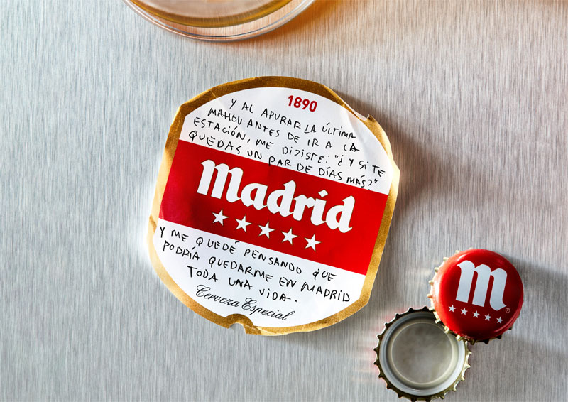 Mahou Cinco Estrellas cambia su logo por 'Madrid'