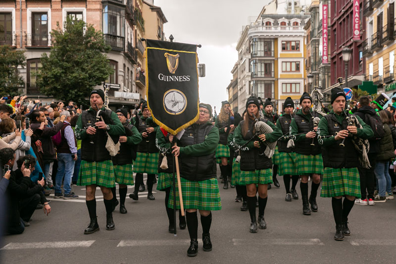 Habrá desfile de San Patricio en la Gran Vía de Madrid