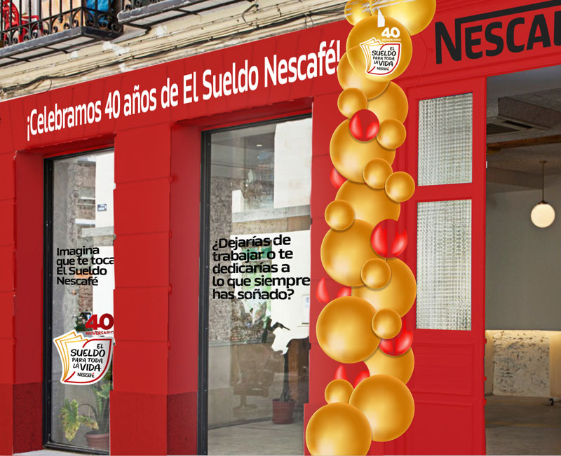 Nescafé celebra los 40 años de 'El sueldo para toda la vida'