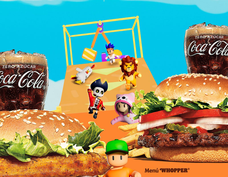 Burger King lanza una promoción de skins de Stumble Guys