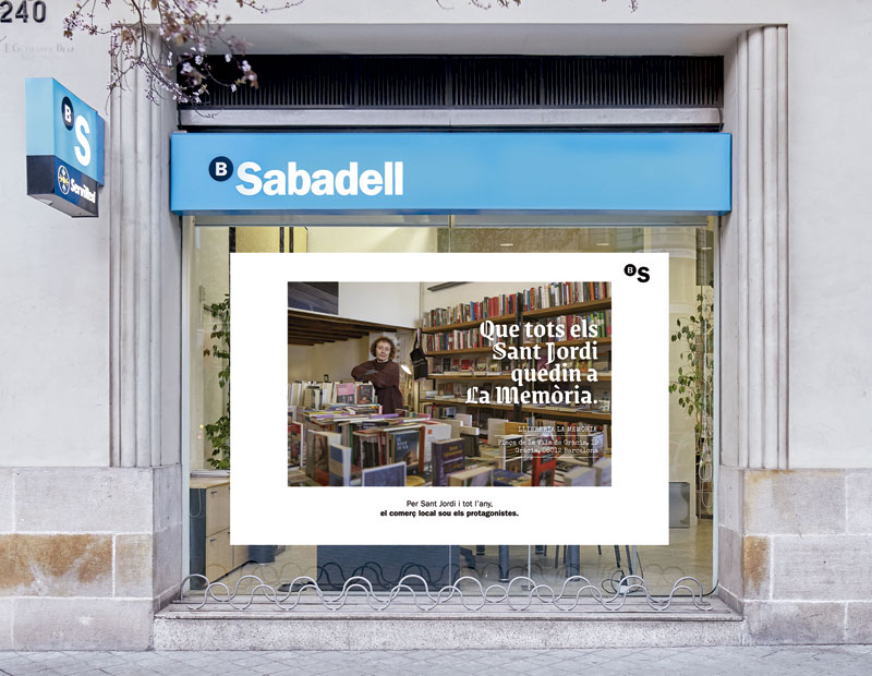 Librerías, protagonistas de la nueva campaña de Banco Sabadell