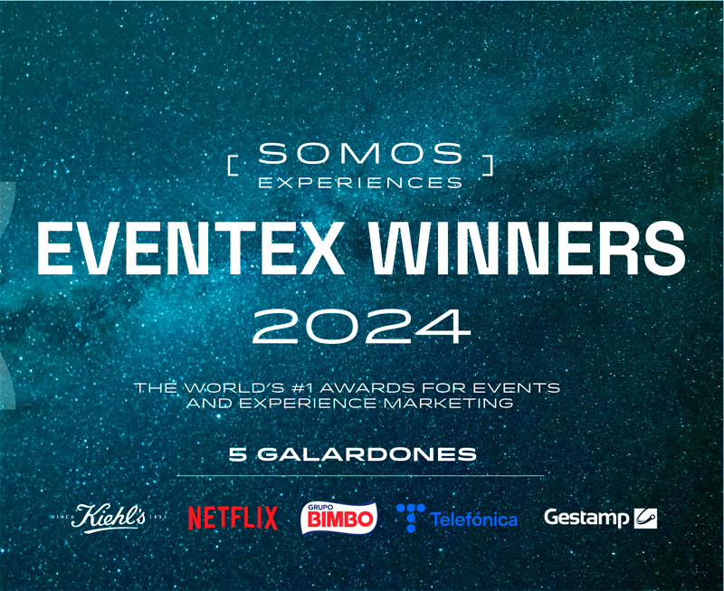 SOMOS Experiences reconocida por sus proyectos en los Premios Eventex