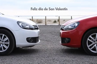 Volkswagen felicita San Valentín con un viral