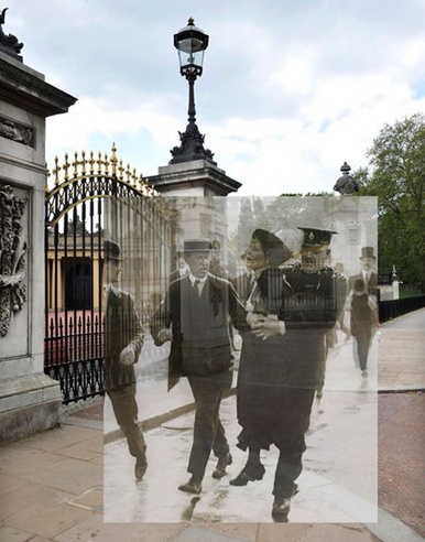 Una ventana al pasado en plena calle