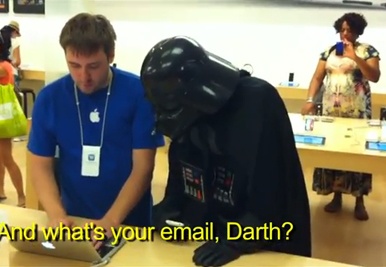 Todo vale en la Apple Store