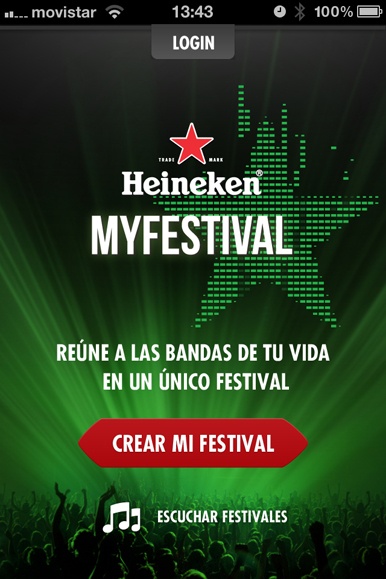 Heineken lanza la app MyFestival