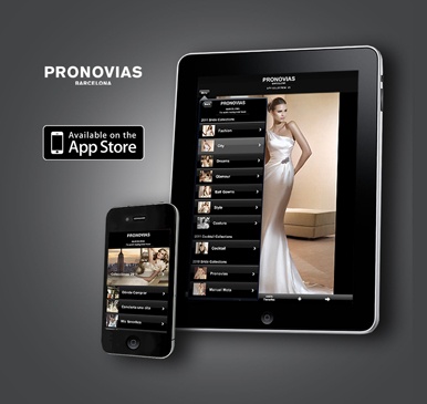 Pronovias ya tiene aplicación móvil