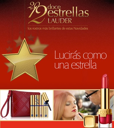 Promoción navideña de Estée Lauder