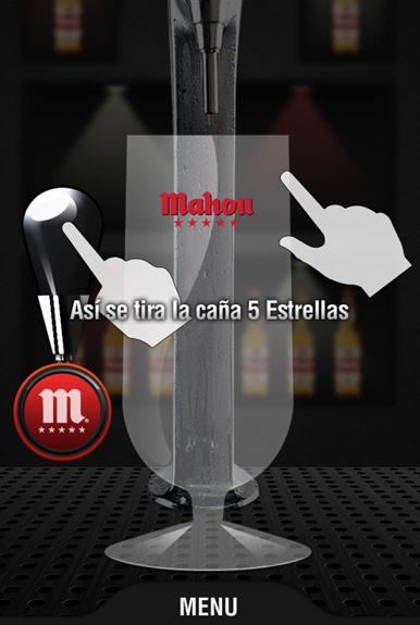 Ya puedes tirar una Mahou 5 Estrellas con tu iPhone