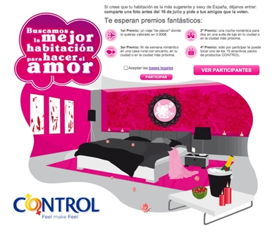 Control busca la mejor habitación para el sexo