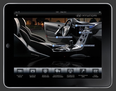 El Hyundai Génesis Coupe incorpora un iPad en su equipamiento