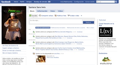 Santera Santa Ines en Facebook