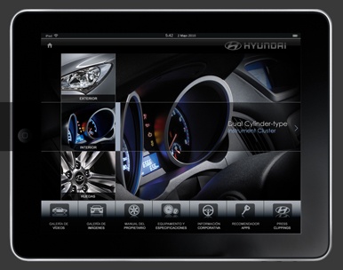 El manual iPad de Hyundai