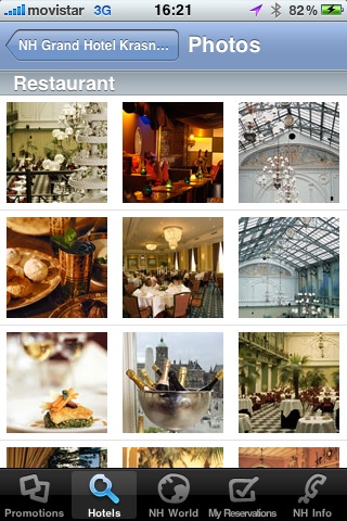 Aplicación de NH para iPhone