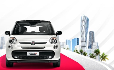 Fiat 500L a escena