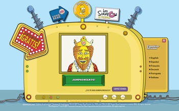 web Simpsonize Me