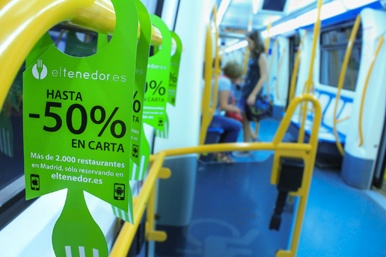 eltenedor.es en el Metro de Madrid