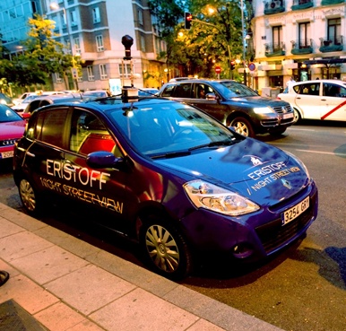 El coche 360º de Eristoff