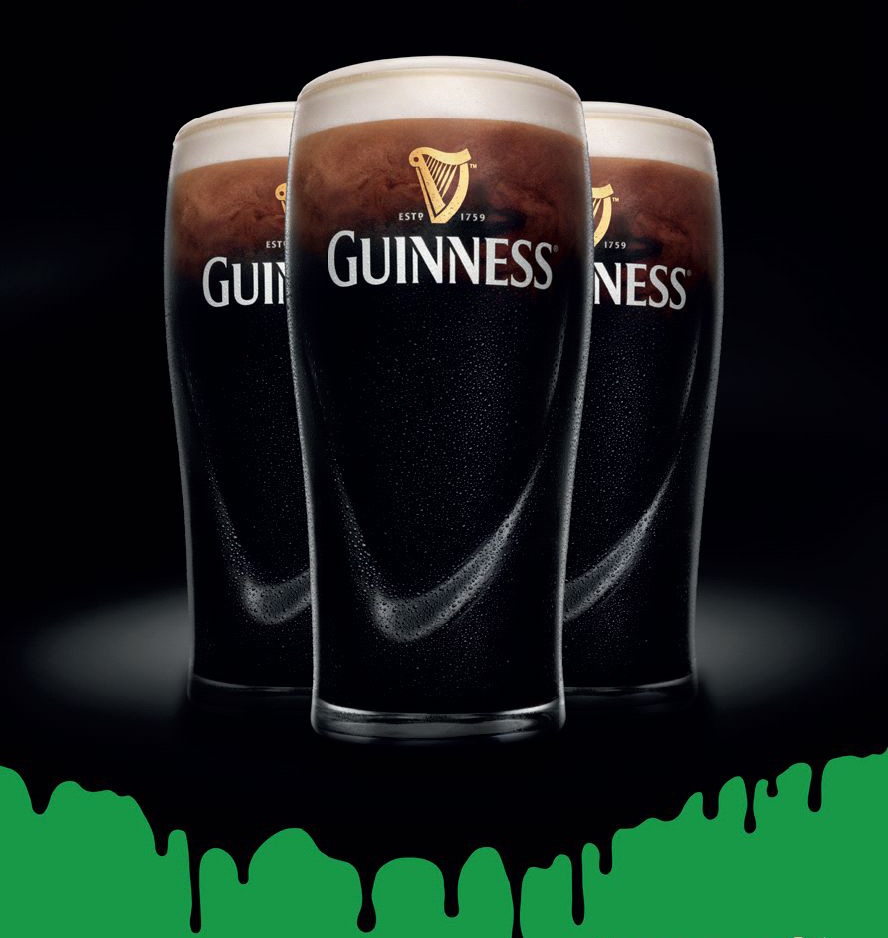 Guinness pinta la ciudad de negro