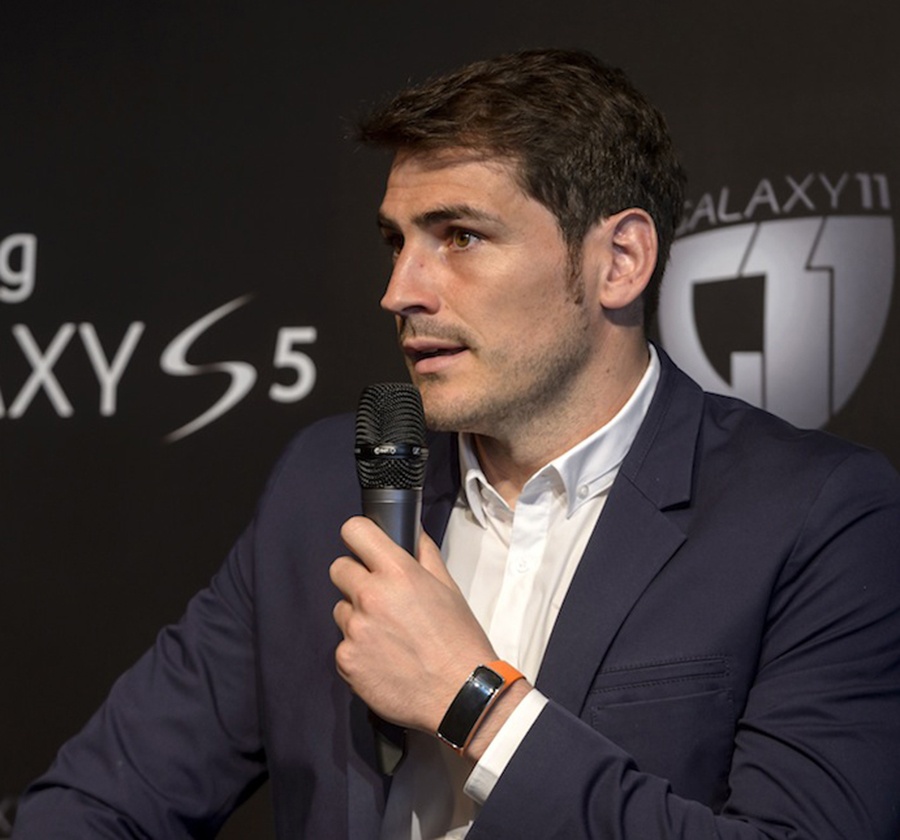 Casillas presenta el Galaxy S5