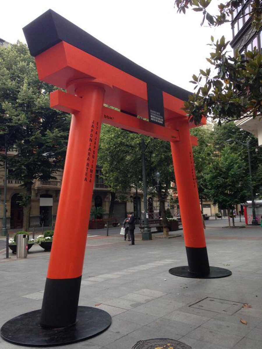 Arte japonés en las calles de Bilbao