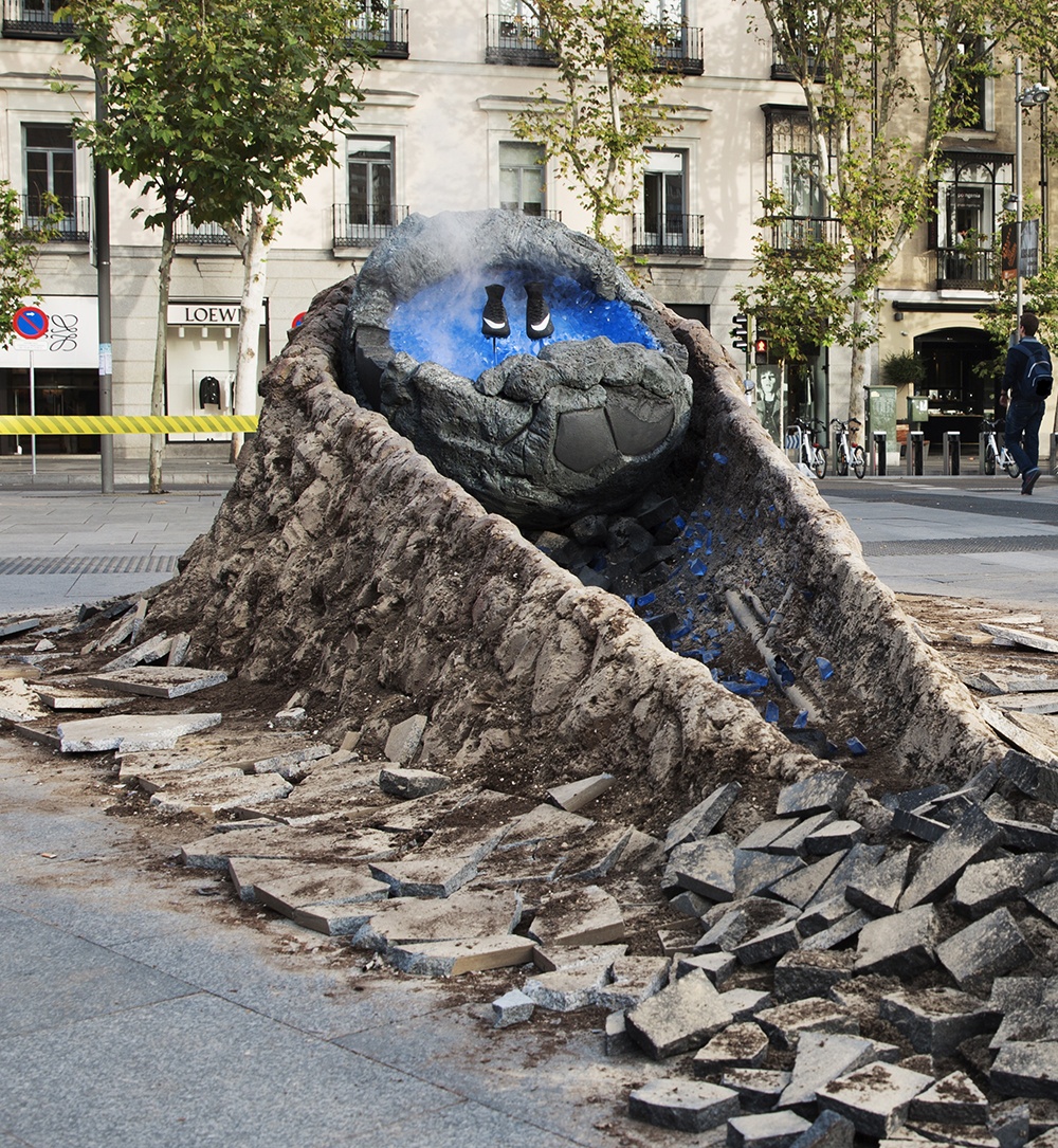 Nike impacta un meteorito en Madrid