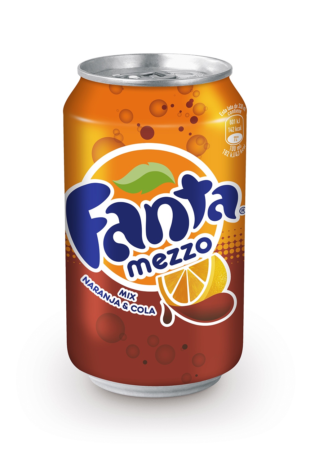 Fanta Mezzo, naranja más cola