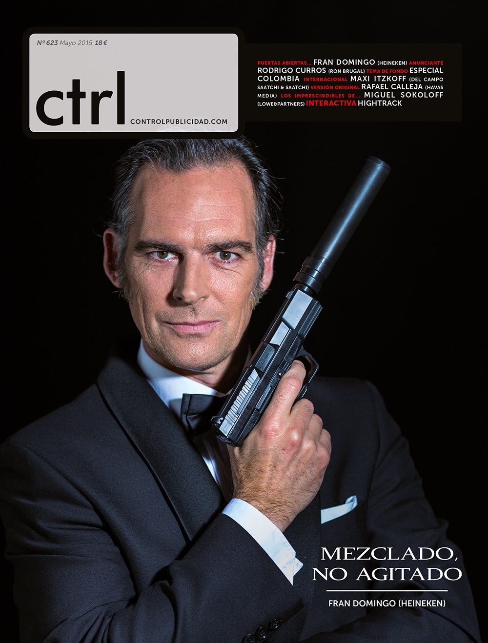 James Bond en la portada de Ctrl