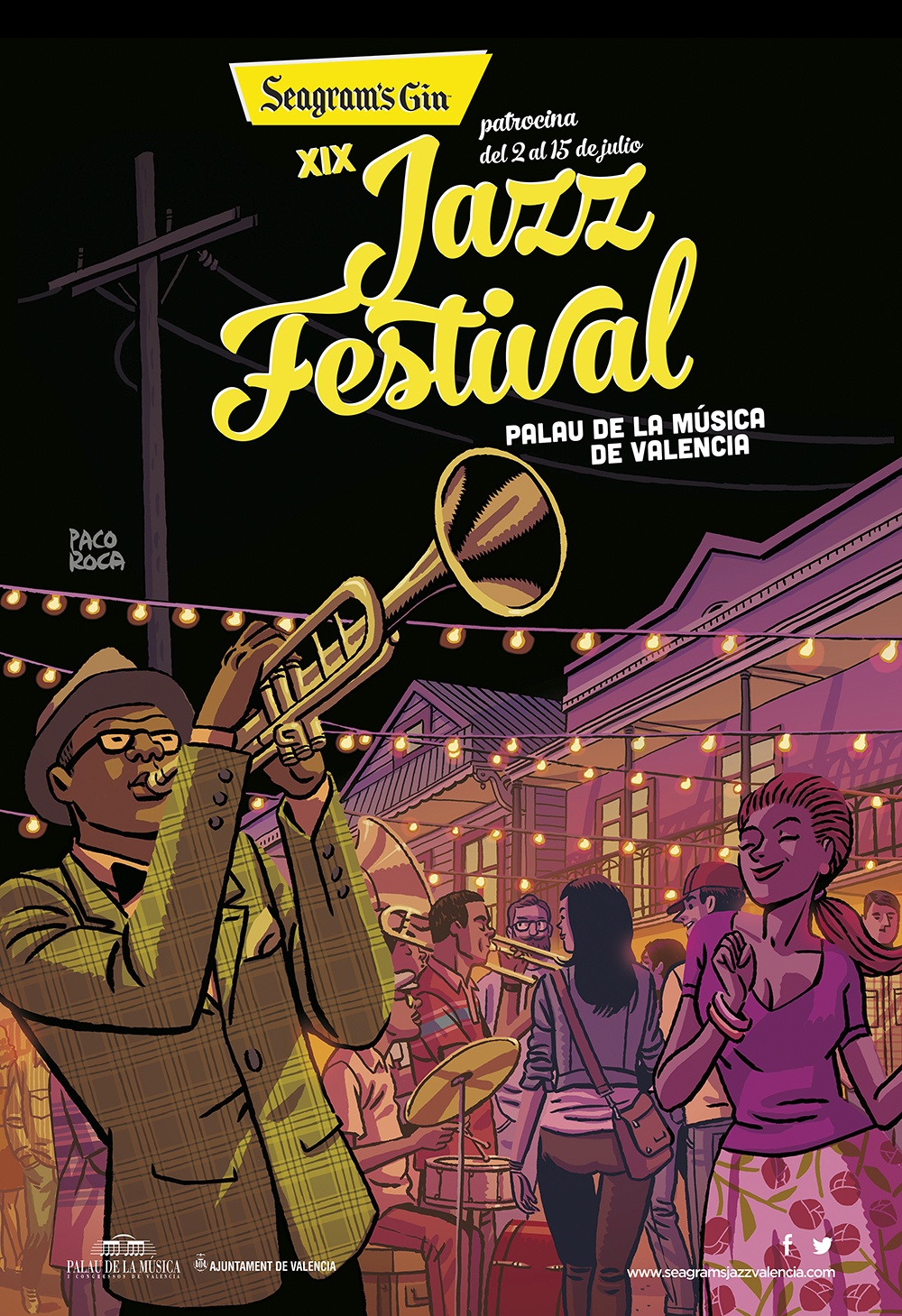 Jazz Festival Seagram´s Gin, en clave cómic