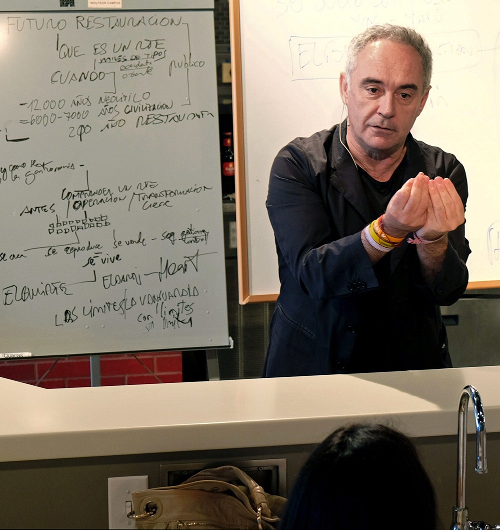 Lecciones culinarias de Ferran Adrià