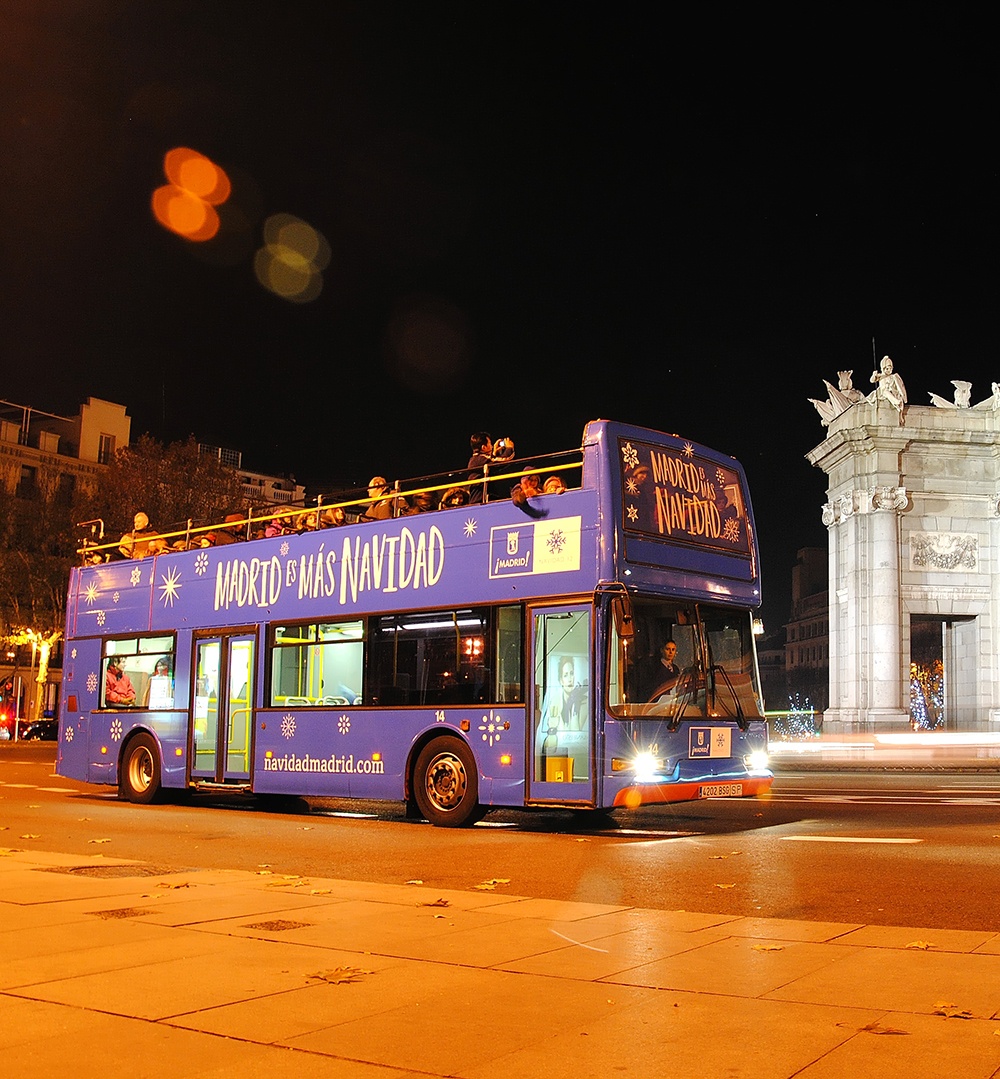 Vuelve a Madrid el 'Autobús de la Navidad'