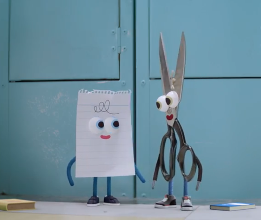 'Piedra, papel, tijera', un spot animado de Oscar