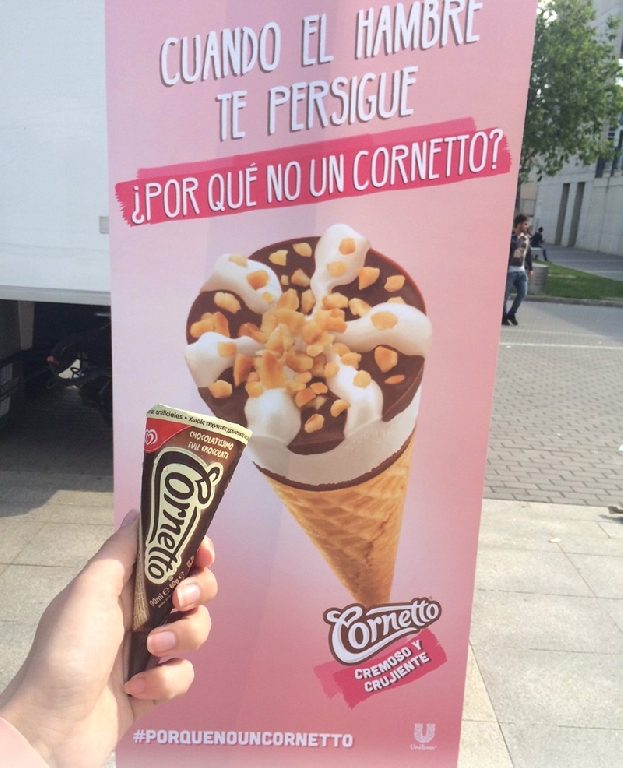 Cornetto reparte medio millón de helados gratis