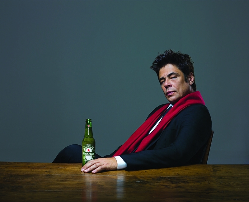 Benicio del Toro revela los secretos de Heineken