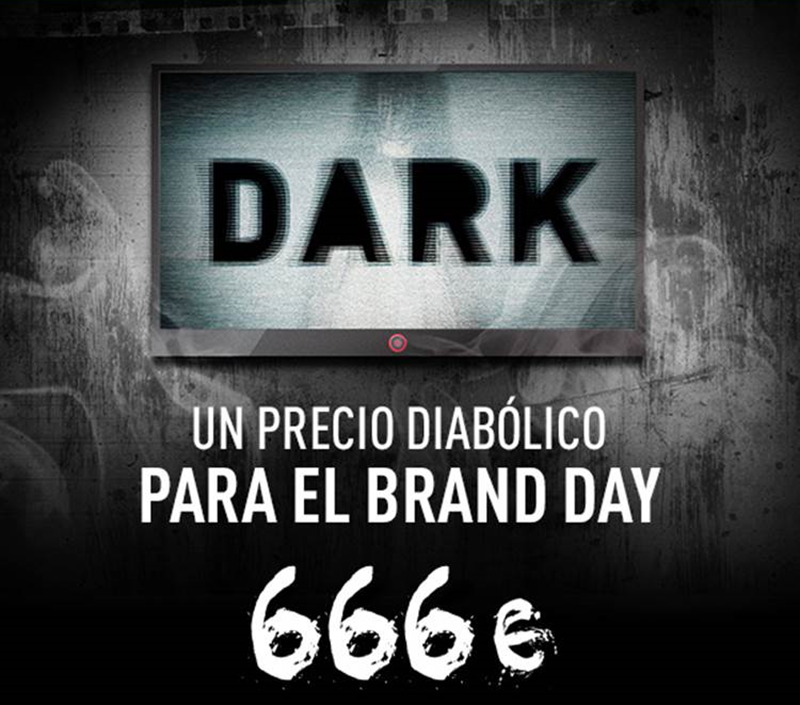 El canal de terror Dark subasta la publicidad de su primera emisión