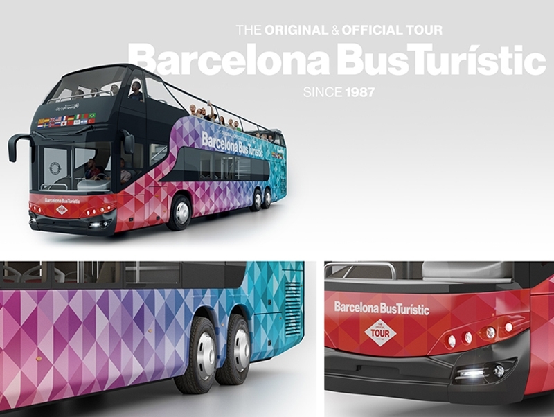 &Rosás crea la nueva identidad visual del Barcelona Bus Turístic