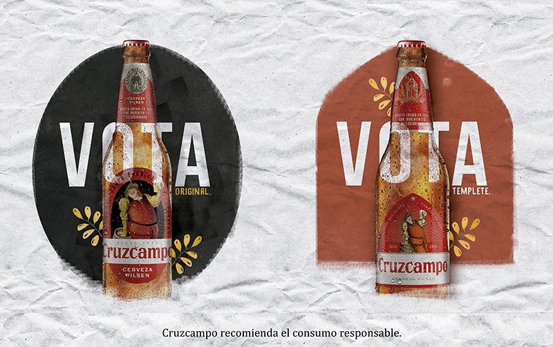 Cruzcampo lleva a referéndum su nueva imagen