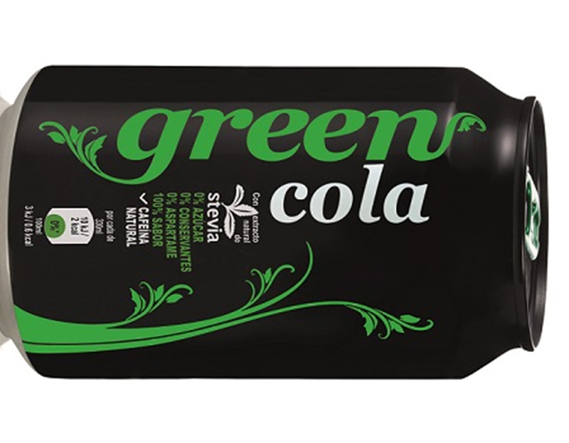 Llega a España Green Cola, el refresco de cola con stevia