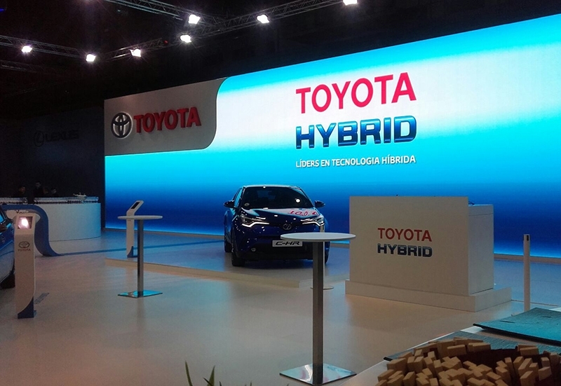Eventisimo diseña el stand de Toyota en Automobile Barcelona