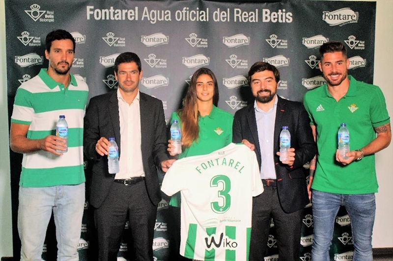 Fontarel se convierte en el agua oficial del Real Betis