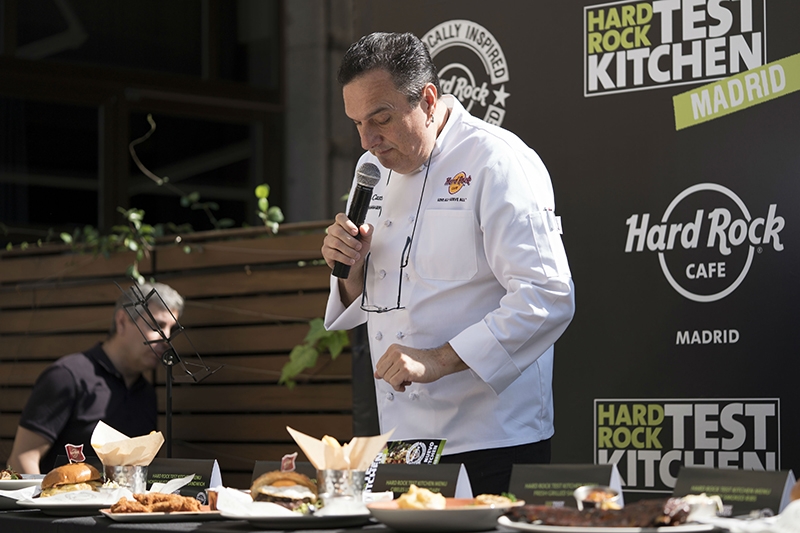 beon. difunde el programa Test Kitchen de Hard Rock Cafe Madrid
