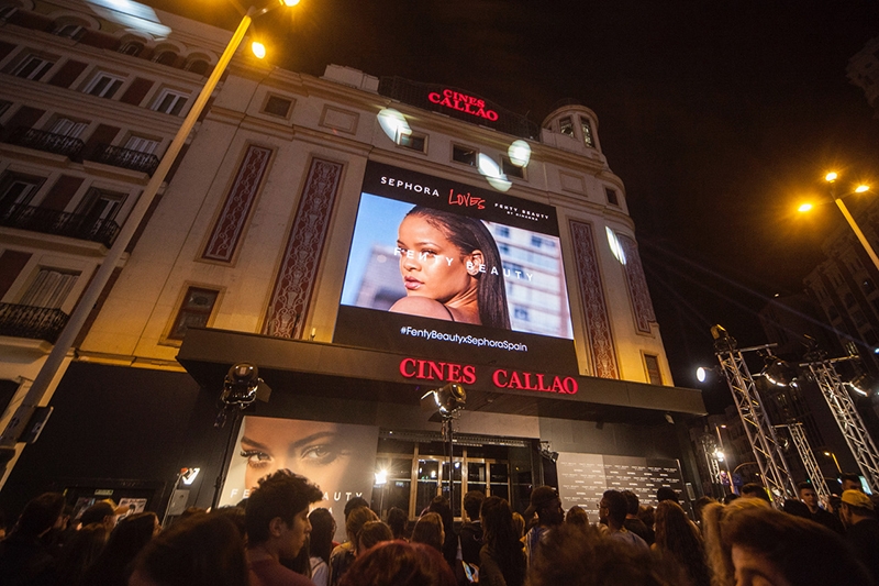 Sephora utiliza la realidad aumentada de Callao City Lights y Wildbytes