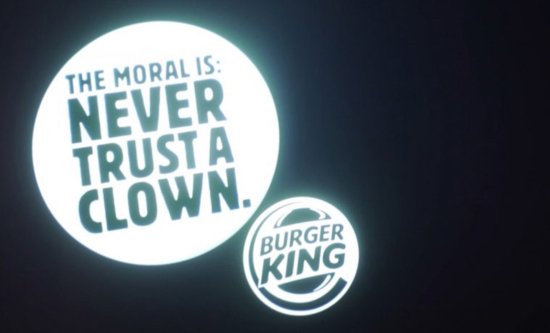 Burger King aprovecha el tirón de 'It' para burlarse de McDonald´s