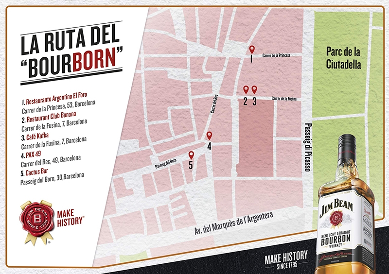 La ruta definitiva para descubrir Jim Beam en Barcelona