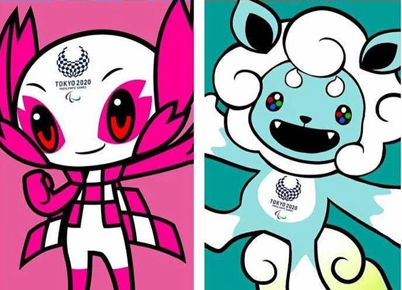 Candidatas a mascotas de los Juegos Olímpicos de Tokio
