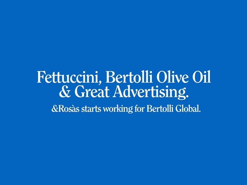 &Rosás gana la cuenta mundial de Bertolli Olive Oil