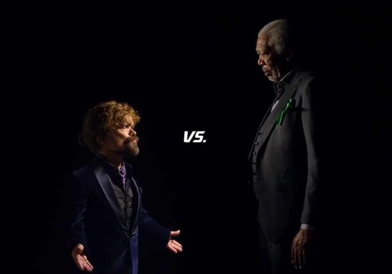 Tyrion Lannister versus Morgan Freeman, primer asalto